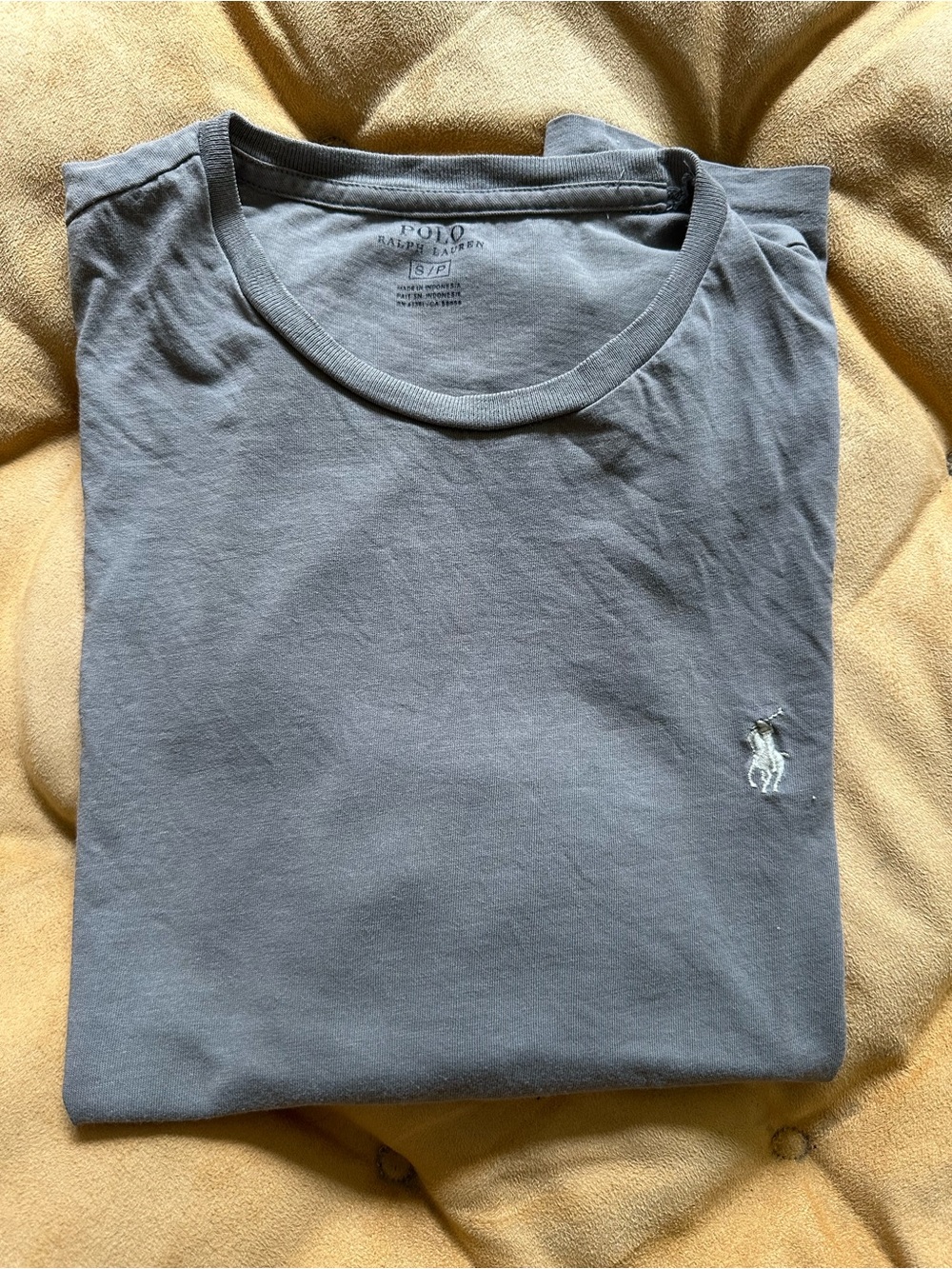 Polo by Ralph Lauren Short Sleeve Crew Tee in Slate Gray